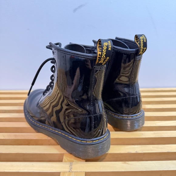 Dr. Martens 1460 Y Originals Patent Leather Boots Side Zipper Women’s Size 7 NEW - Picture 5 of 9